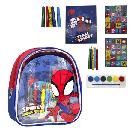 Marvel Spidey and His Amazing Friends Rucksack und Schreibwaren Set Produktfoto