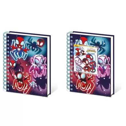 Marvel Spidey and the Amazing Friends A5 Notizbuch Produktfoto
