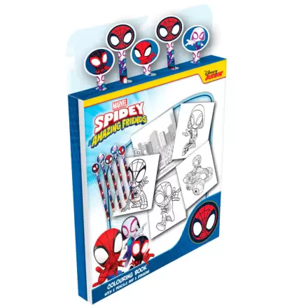 Marvel Spidey Malbuch mit Stiften und Radiergummis Produktfoto
