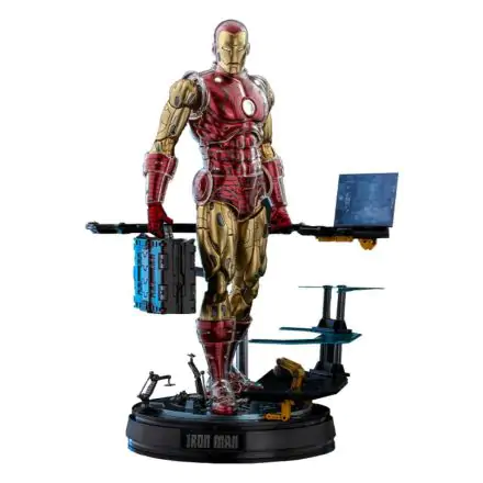 Marvel The Origins Collection Comic Masterpiece Actionfigur 1/6 Iron Man Deluxe Version 33 cm Produktfoto