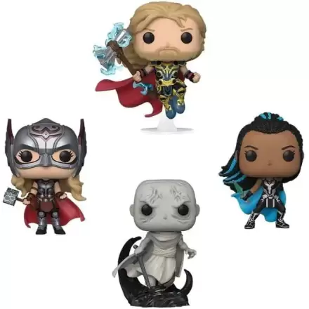Marvel POP! Movies Vinyl Figuren 4er-Pack Thor L&T 9 cm Produktfoto