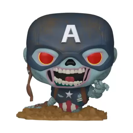 Marvel Zombies Funko POP! Marvel Vinyl Figur Captain America 9 cm Produktfoto