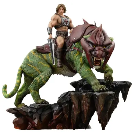 Masters of the Universe Art Maßstab Statue 1/10 He-Man and Battle Cat 33 cm Produktfoto