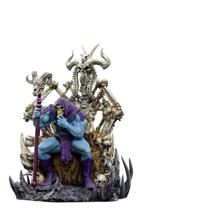 Masters of the Universe Art Scale Deluxe Statue 1/10 Skeletor on Throne Deluxe 29 cm Produktfoto
