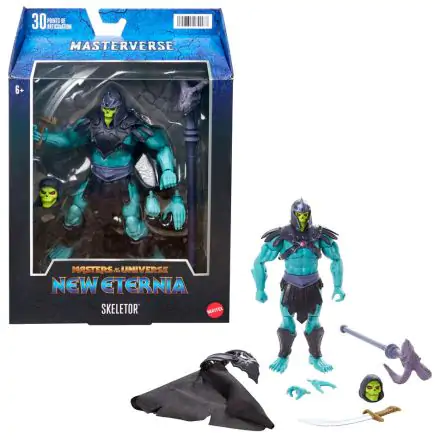 Masters of the Universe New Eternia Masterverse Actionfigur 2022 Barbarian Skeletor 18 cm Produktfoto