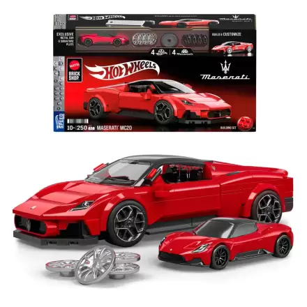 Mattel Brick Shop Hot Wheels Speed Series Bauset 1/32 Maserati MC20 Produktfoto