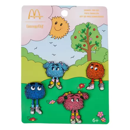 McDonalds by Loungefly Pin Ansteck-Pins 4er-Set Fry Gang 3 cm termékfotója