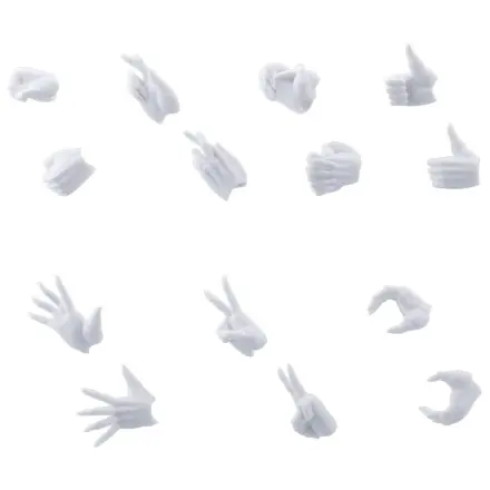 Megalomaria Unlimited Universe Modellbausatz Zubehör Set Ex Hand Einheit Female Typ A WHITE Ver. Produktfoto