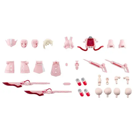 Megalomaria Unlimited Universe Plastikmodell Bausatz Zubehör Set Metamorphose Einheit Exarmor Pink Nurse Produktfoto