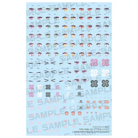 Megami Device Kunststoffmodellbausatz 1/1 M.S.G Puni Mofu Long Eye Decal Set Produktfoto