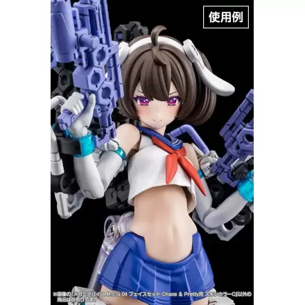 Megami Device M.S.G 04 Zubehör Set Face Chaos & Pretty Skin Color C Produktfoto