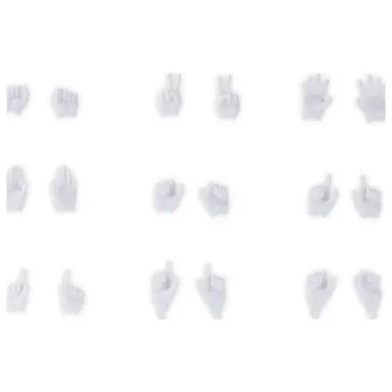 Megami Device M.S.G. Plastikmodellbausatz 1/1 09 Hand Set Hautfarbe Weiß Produktfoto