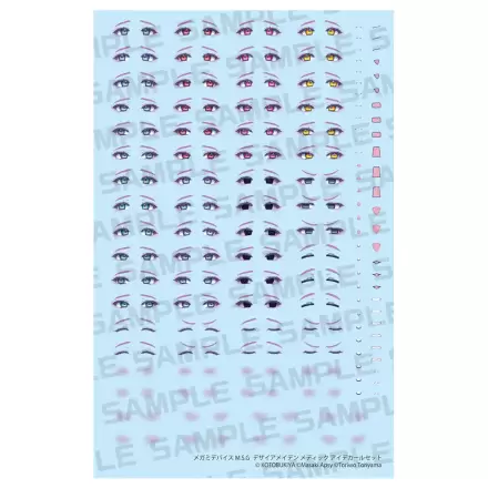 Megami Device M.S.G. Plastikmodellbausatz 1/1 Desire Maiden Medic Eye Decal Set Produktfoto