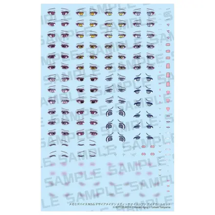 Megami Device M.S.G. Plastikmodellbausatz 1/1 Desire Maiden Medic Night Shift Eye Decal Set Produktfoto