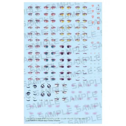 Megami Device M.S.G. Plastikmodellbausatz 1/1 Desire Maiden Raider Sugar Glaze Eye Decal Set 14 cm Produktfoto