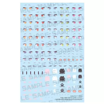 Megami Device M.S.G. Zubehör-Set für Plastic Model Kits 1/1 Puni Mofu Eye Decal Set Produktfoto