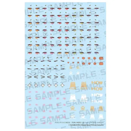 Megami Device M.S.G. Plastikmodellbausatz 1/1 Puni Mofu Kin Xiao Eye Decal Set Produktfoto