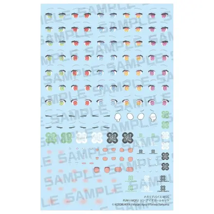 Megami Device M.S.G. Plastikmodellbausatz 1/1 Puni Mofu Lin Eye Decal Set Produktfoto