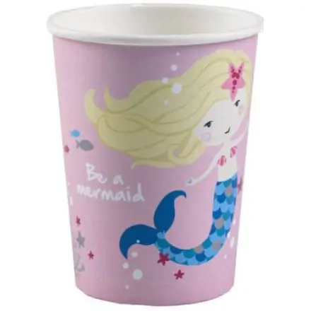 Mermaid Trinkbecher 8 Stück 250 ml Produktfoto