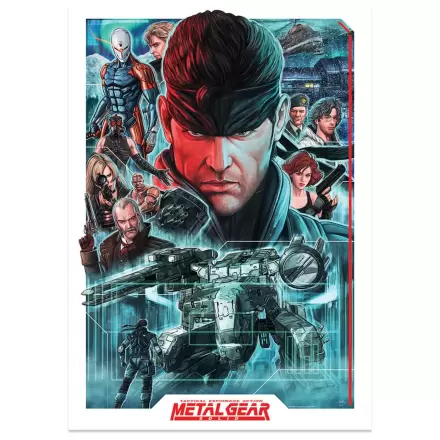 Metal Gear Solid Art Print Montage Limitierte Edition 42 x 30 Zentimeter Produktfoto