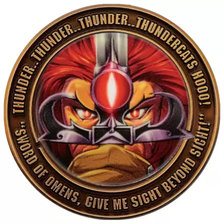 ThunderCats Sammlermünze Lion-O 40th Anniversary Limited Edition Produktfoto
