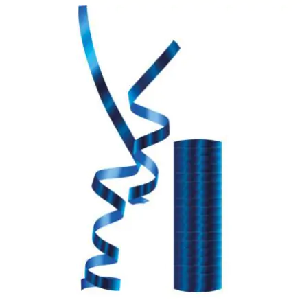 Metallic Blue Streamer Produktfoto