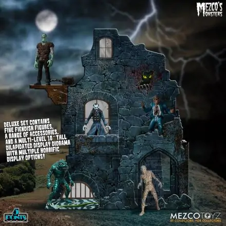 Mezco's Monsters 5 Points Actionfiguren Tower of Fear Deluxe Box Set 9 cm termékfotója