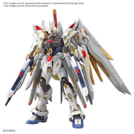 MGEX 1/100 Mighty Strike Freedom Gundam Mobile Suit Gundam SEED Freedom Master Grade Extreme Modellbausatz Produktfoto