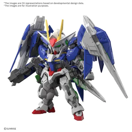 MGSD 00 Raiser Mobile Suit Gundam 00 Master Grade SD Modellbausatz Produktfoto