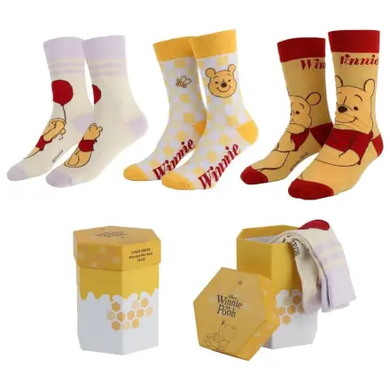 Winnie the Pooh Socken 3er-Pack 36-43 Produktfoto