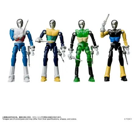 Microman Legacysoul Actionfiguren 4er-Pack SPYM M14X Set Produktfoto