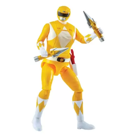 Mighty Morphin Power Rangers Action Figur Auto-Morphin Yellow Ranger 12 cm Produktfoto