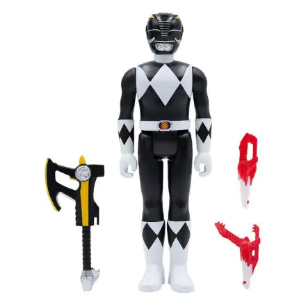 Mighty Morphin Power Rangers ReAction Actionfigur Black Ranger 10 cm Produktfoto