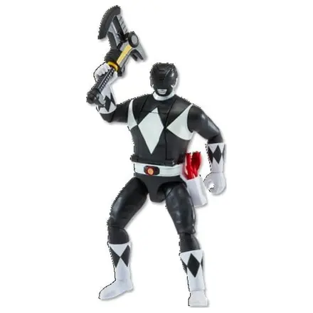 Mighty Morphin Power Rangers Season 2 Auto-Morphin Action Figur Black Ranger Produktfoto