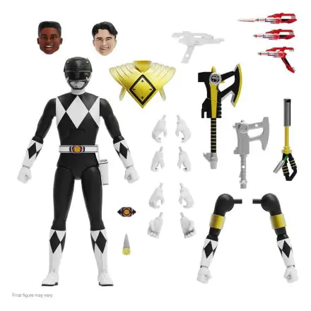 Mighty Morphin Power Rangers Ultimates Actionfigur Black Ranger 18 cm termékfotója