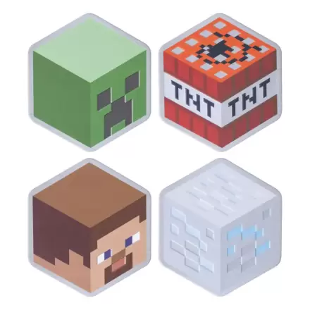 Minecraft Untersetzer 4er-Pack Produktfoto