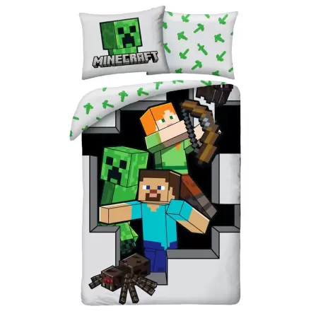 Minecraft Bettwäsche-Set Ver. 8 140 x 200 cm / 70 x 90 cm Produktfoto
