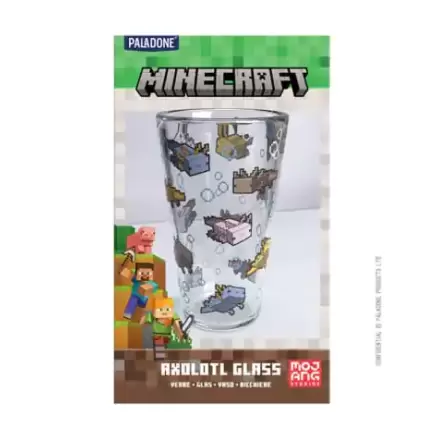 Minecraft Pint Glas Axolotl Produktfoto