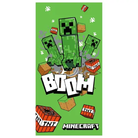 Minecraft Boom Grünes Handtuch Produktfoto