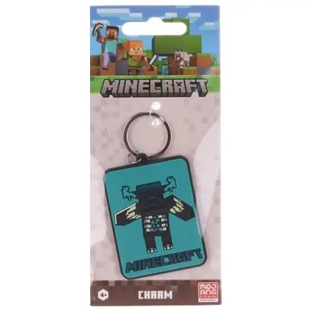 Minecraft Buffalo Gummi-Schlüsselanhänger Produktfoto