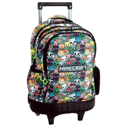 Minecraft Chibi Premium Rollender Schulranzen, Ranzen 42 cm Produktfoto