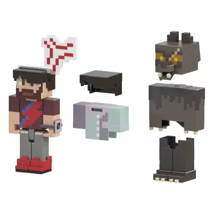 Minecraft Creator Series Actionfiguren-Erweiterungspack Rugarou & Anger Vein 8 cm Produktfoto