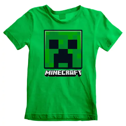 Minecraft Creeper Face Kinder T-shirt Produktfoto