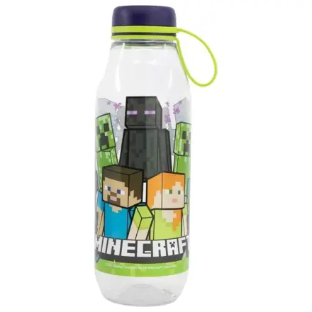 Minecraft Creeper Squad Ecozen Kunststoff-Wasserflasche mit Schraubverschluss 650 ml Produktfoto