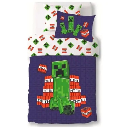 Minecraft Creeper TNT Bettbezug Produktfoto