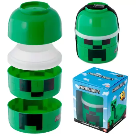 Minecraft Creeper Dreifaches Lunchbox Produktfoto