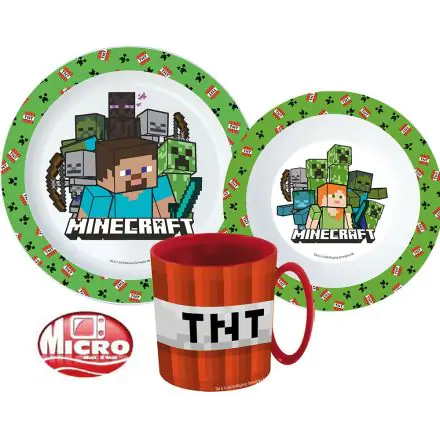 Minecraft Ess-Set, Mikroplastik-Set Produktfoto