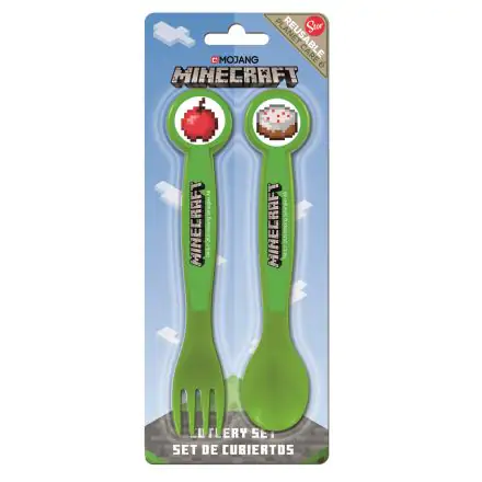 Minecraft Besteck Set - 2 teilig Produktfoto