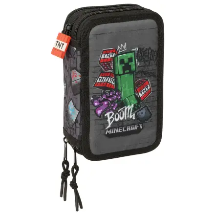 Minecraft Graffiti dreifach Federmäppchen 37 Stck. Produktfoto