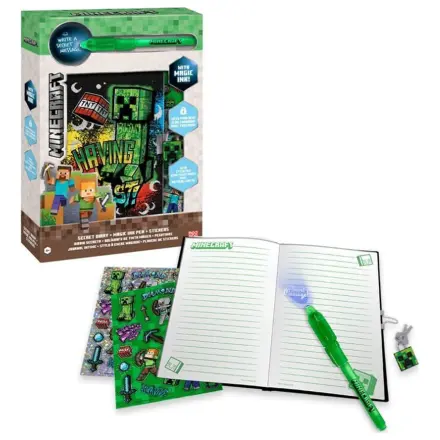 Minecraft Tagebuch und Magischer Stift Set Produktfoto